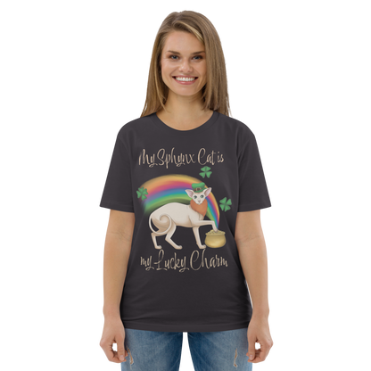 "MY SPHYNX CAT IS MY LUCKY CHARM" - UNISEX TEE by ReNewedPet