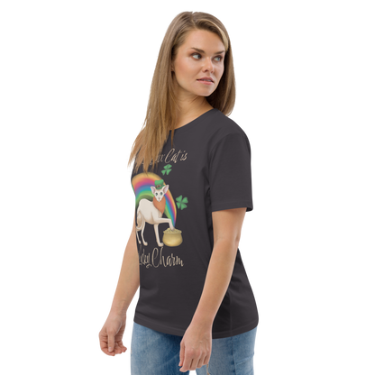 "MY SPHYNX CAT IS MY LUCKY CHARM" - UNISEX TEE by ReNewedPet