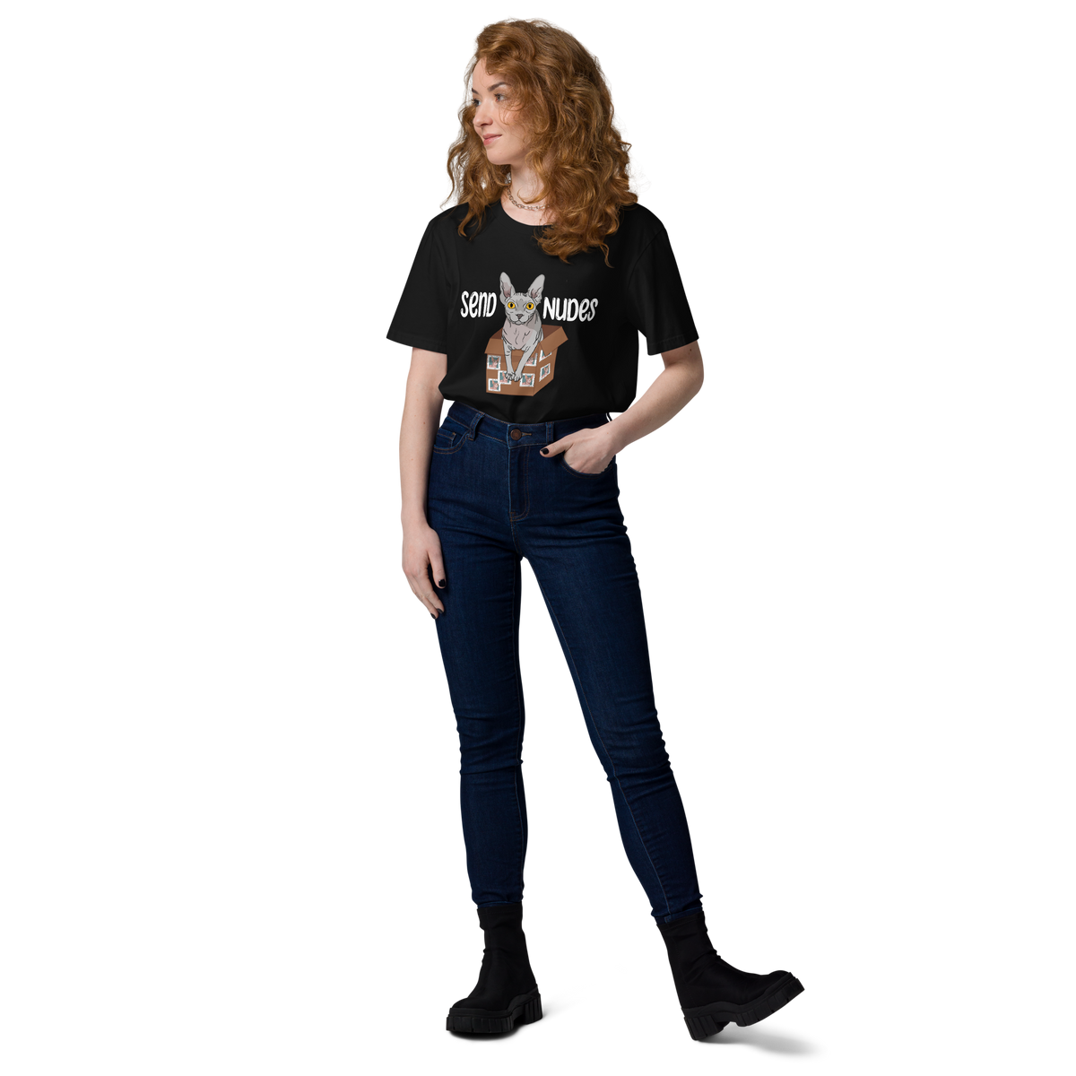 "SEND NUDES" UNISEX ECO TEE by ReNewedPet