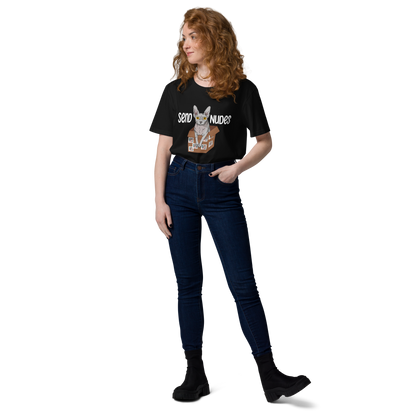"SEND NUDES" UNISEX ECO TEE by ReNewedPet