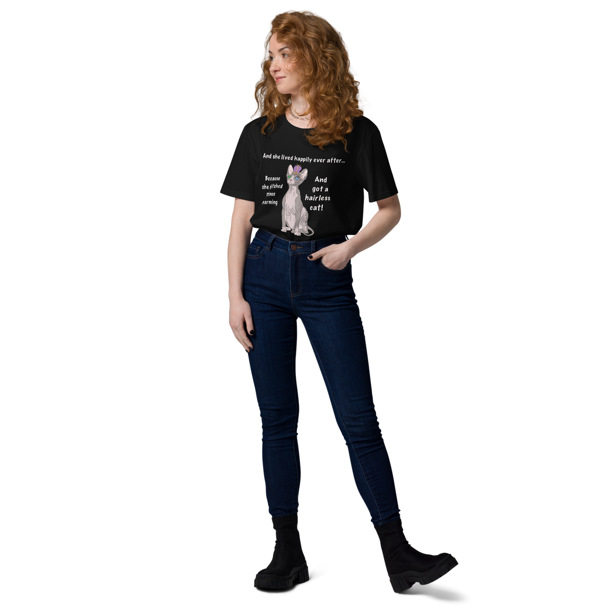 "DITCHED PRINCE CHARMING & GOT A SPHYNX CAT" ECO TEE by ReNewedPet