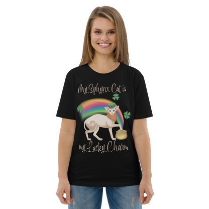 "MY SPHYNX CAT IS MY LUCKY CHARM" - UNISEX TEE by ReNewedPet