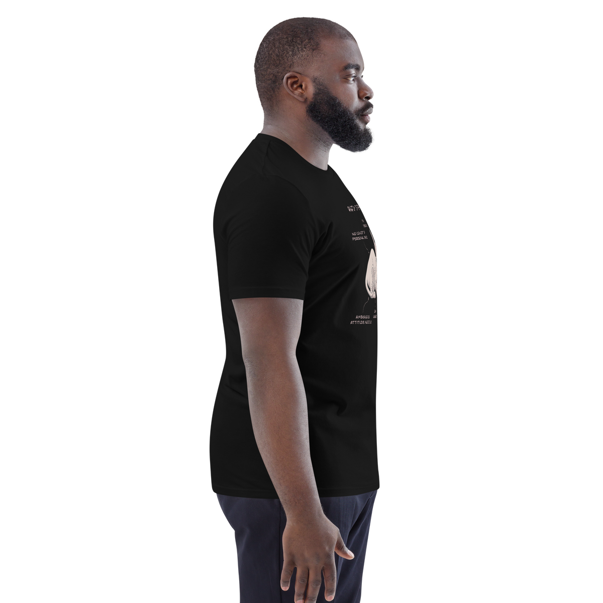 "ANATOMY OF A SPHYNX" UNISEX ORGANIC TEE by ReNewedPet