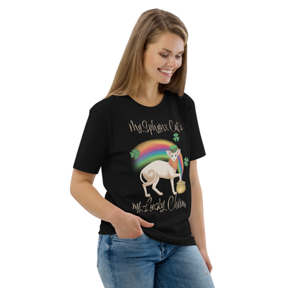 "MY SPHYNX CAT IS MY LUCKY CHARM" - UNISEX TEE by ReNewedPet