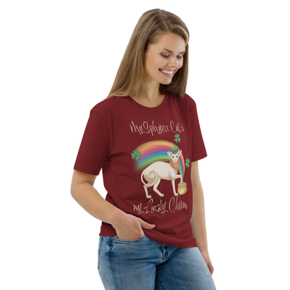 "MY SPHYNX CAT IS MY LUCKY CHARM" - UNISEX TEE by ReNewedPet