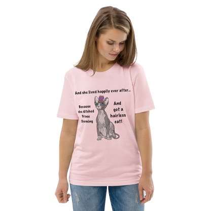"DITCHED PRINCE CHARMING & GOT A SPHYNX CAT" ECO TEE by ReNewedPet