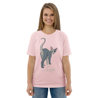 "I LOVE SPHYNX STARFISH" UNISEX ECO TEE by ReNewedPet