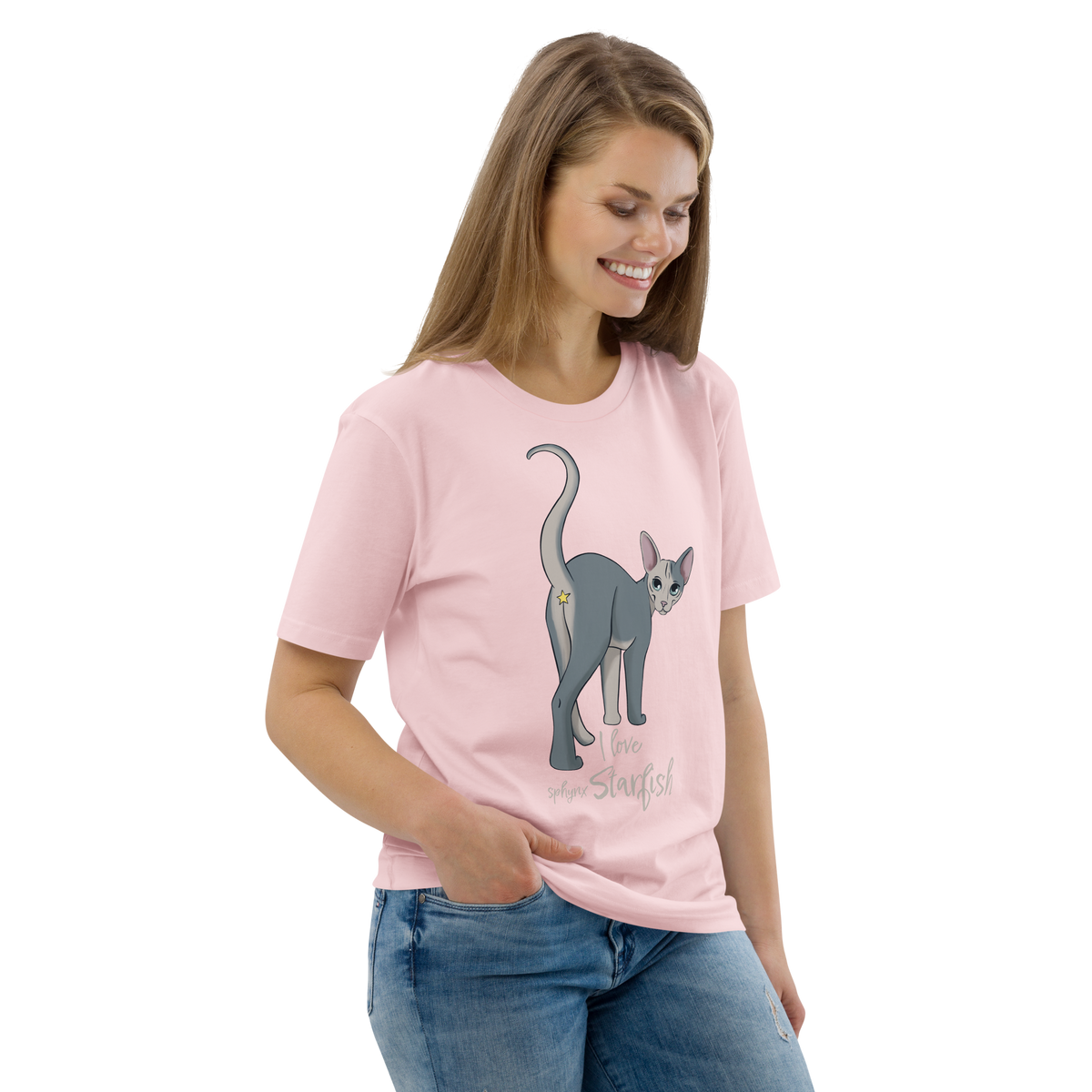 "I LOVE SPHYNX STARFISH" UNISEX ECO TEE by ReNewedPet
