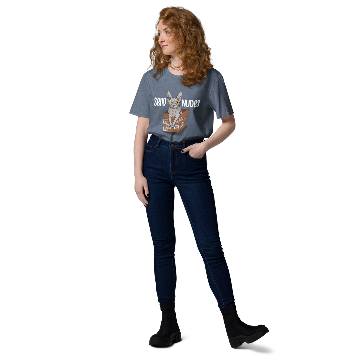 "SEND NUDES" UNISEX ECO TEE by ReNewedPet