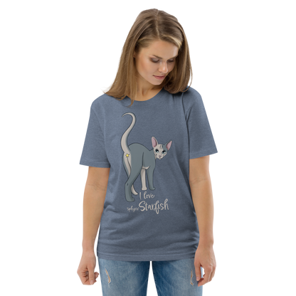 "I LOVE SPHYNX STARFISH" UNISEX ECO TEE by ReNewedPet