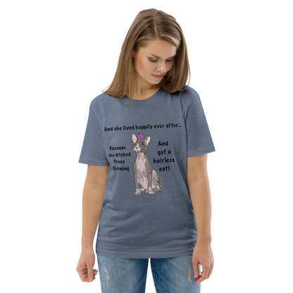 "DITCHED PRINCE CHARMING & GOT A SPHYNX CAT" ECO TEE by ReNewedPet