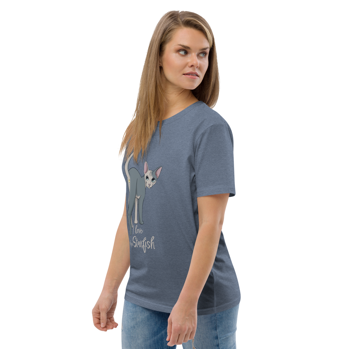 "I LOVE SPHYNX STARFISH" UNISEX ECO TEE by ReNewedPet
