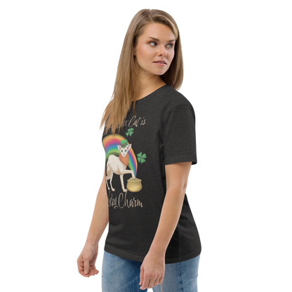 "MY SPHYNX CAT IS MY LUCKY CHARM" - UNISEX TEE by ReNewedPet