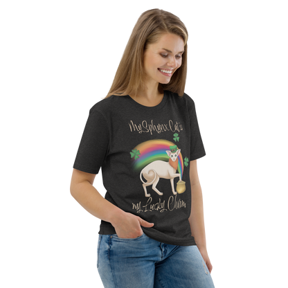 "MY SPHYNX CAT IS MY LUCKY CHARM" - UNISEX TEE by ReNewedPet