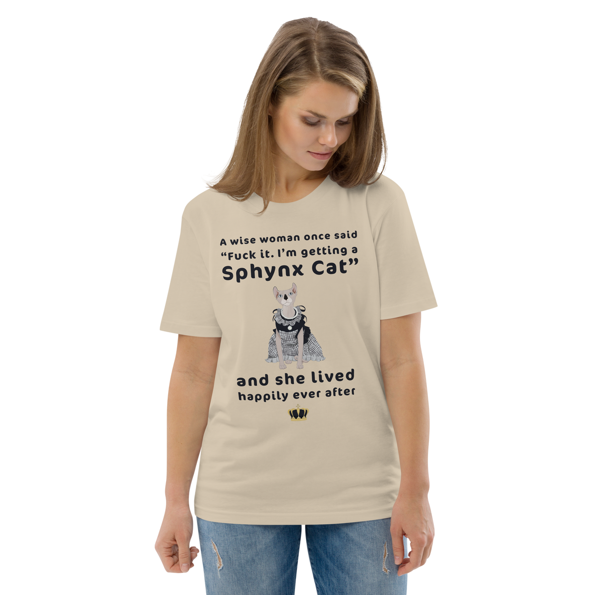 "FUCK IT - I'M GETTING A SPHYNX CAT" ECO TEE by ReNewedPet