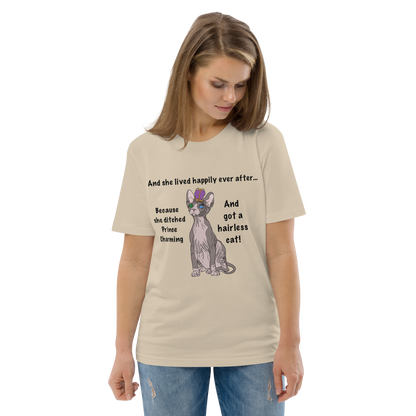 "DITCHED PRINCE CHARMING & GOT A SPHYNX CAT" ECO TEE by ReNewedPet
