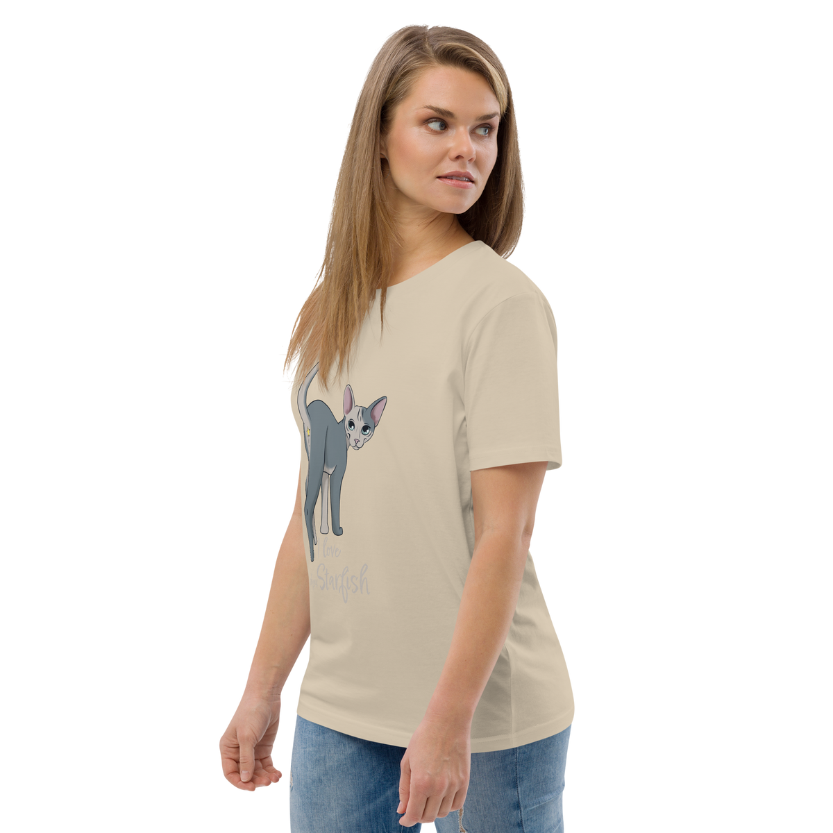 "I LOVE SPHYNX STARFISH" UNISEX ECO TEE by ReNewedPet