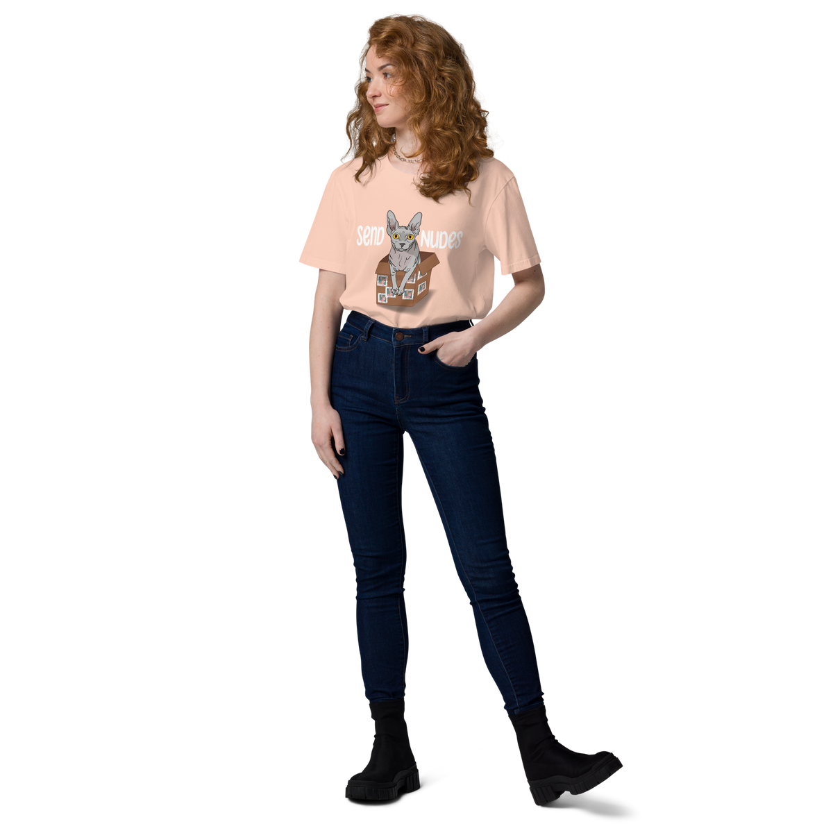 "SEND NUDES" UNISEX ECO TEE by ReNewedPet