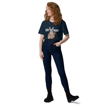 "SEND NUDES" UNISEX ECO TEE by ReNewedPet