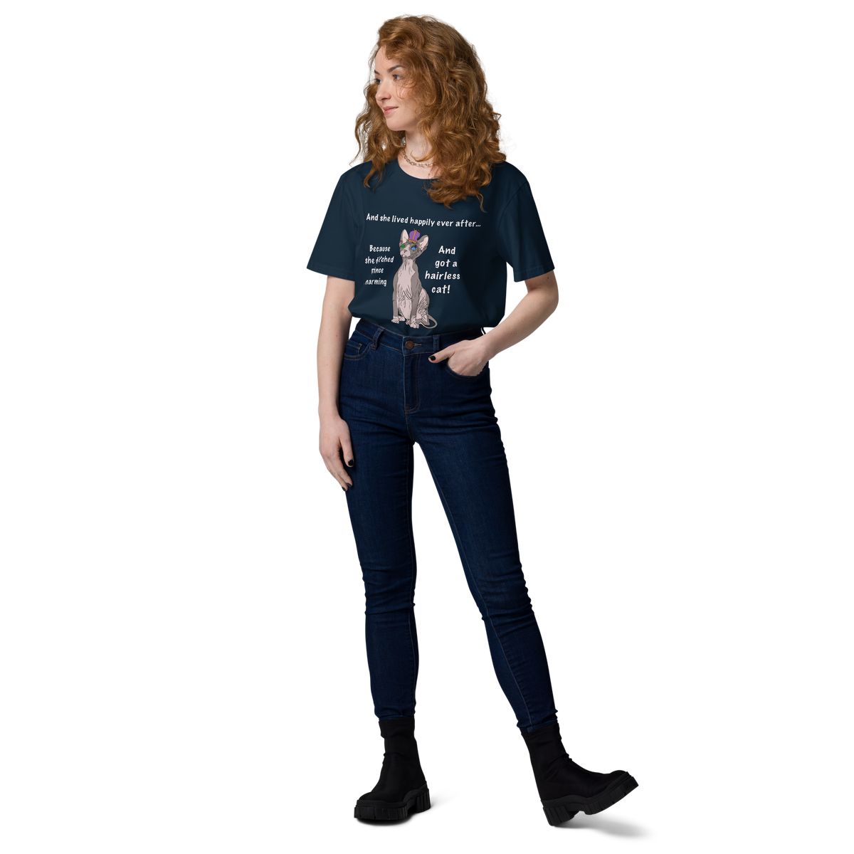 "DITCHED PRINCE CHARMING & GOT A SPHYNX CAT" ECO TEE by ReNewedPet