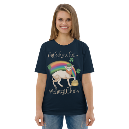 "MY SPHYNX CAT IS MY LUCKY CHARM" - UNISEX TEE by ReNewedPet