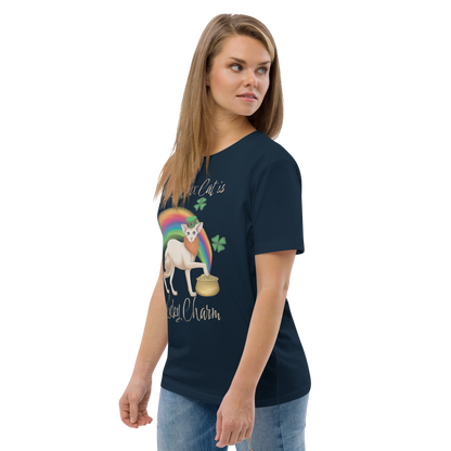 "MY SPHYNX CAT IS MY LUCKY CHARM" - UNISEX TEE by ReNewedPet