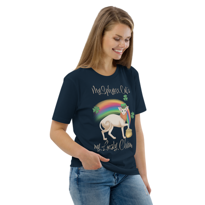"MY SPHYNX CAT IS MY LUCKY CHARM" - UNISEX TEE by ReNewedPet