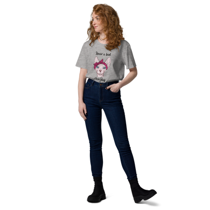 "NEVER A BAD HAIR DAY" UNISEX ECO TEE by ReNewedPet