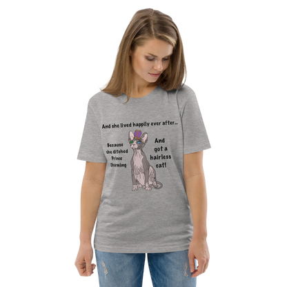 "DITCHED PRINCE CHARMING & GOT A SPHYNX CAT" ECO TEE by ReNewedPet