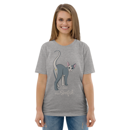 "I LOVE SPHYNX STARFISH" UNISEX ECO TEE by ReNewedPet