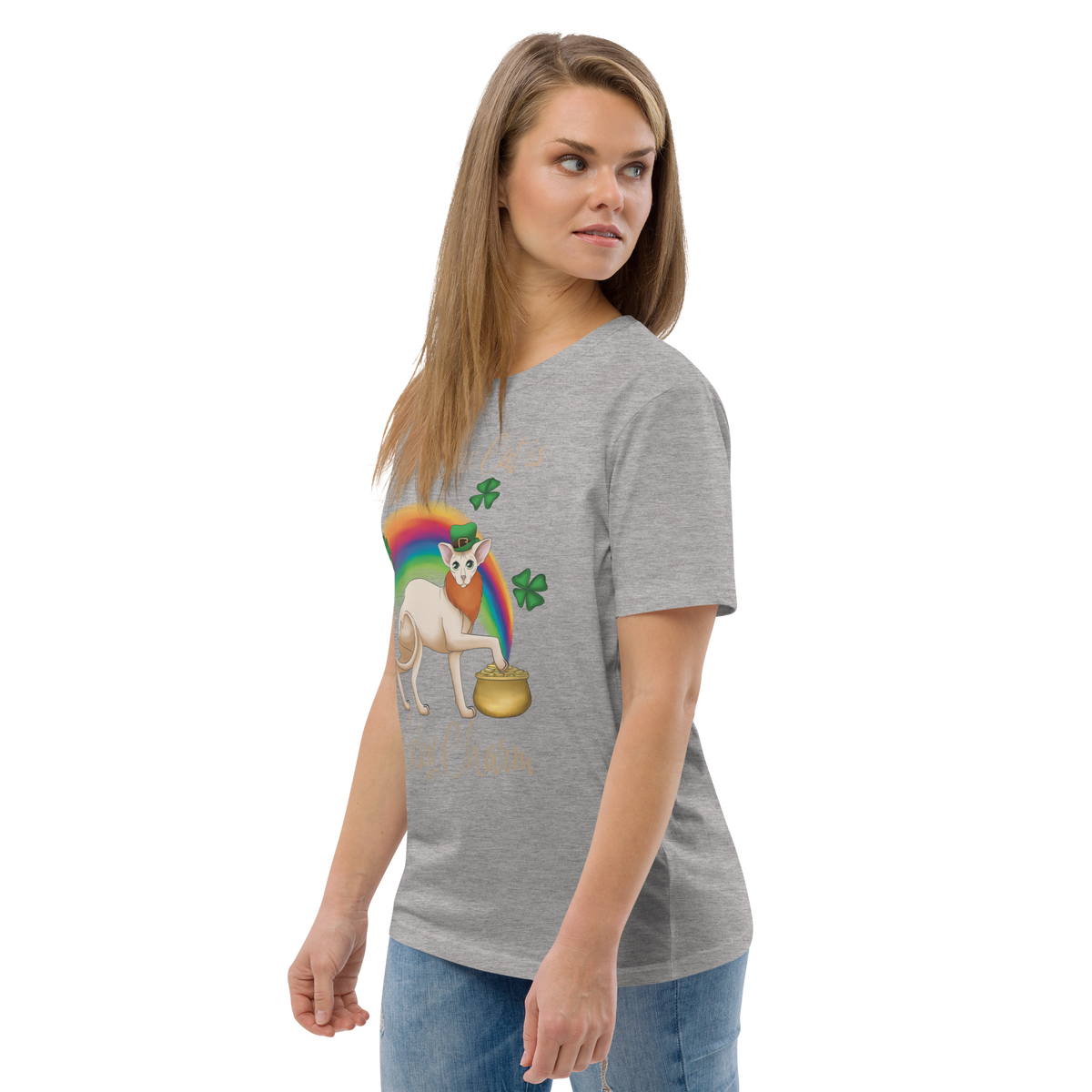 "MY SPHYNX CAT IS MY LUCKY CHARM" - UNISEX TEE by ReNewedPet