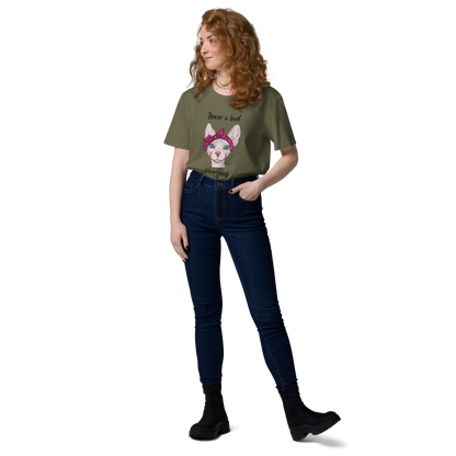 "NEVER A BAD HAIR DAY" UNISEX ECO TEE by ReNewedPet
