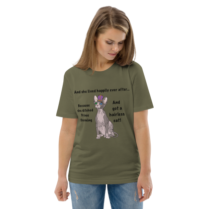 "DITCHED PRINCE CHARMING & GOT A SPHYNX CAT" ECO TEE by ReNewedPet