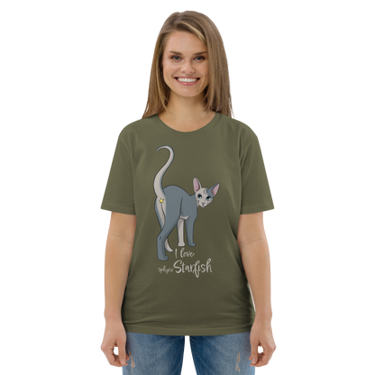 "I LOVE SPHYNX STARFISH" UNISEX ECO TEE by ReNewedPet