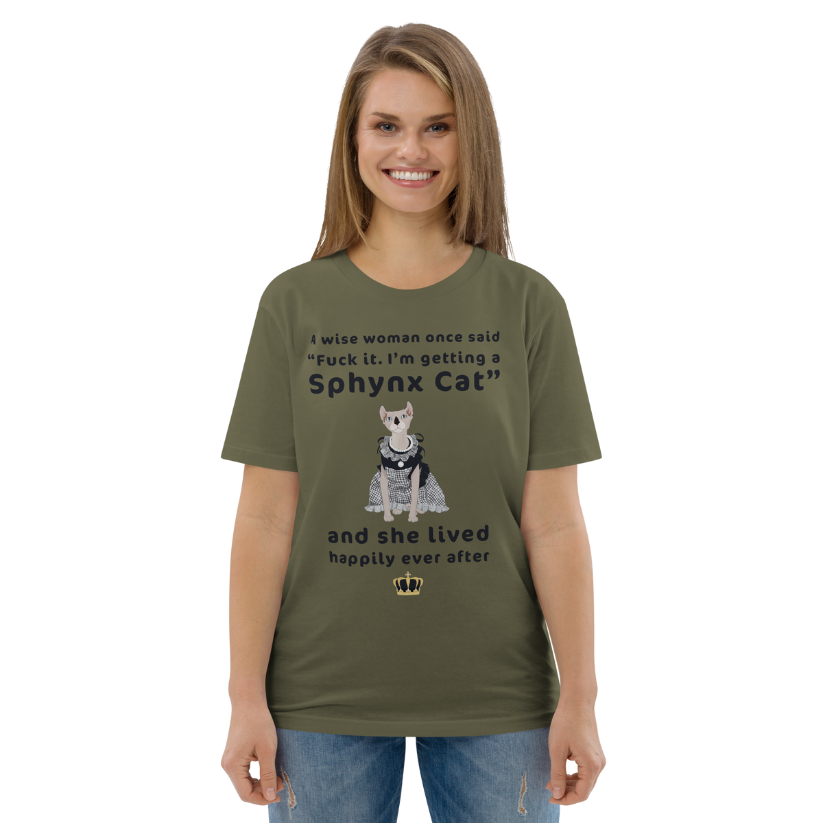 "FUCK IT - I'M GETTING A SPHYNX CAT" ECO TEE by ReNewedPet