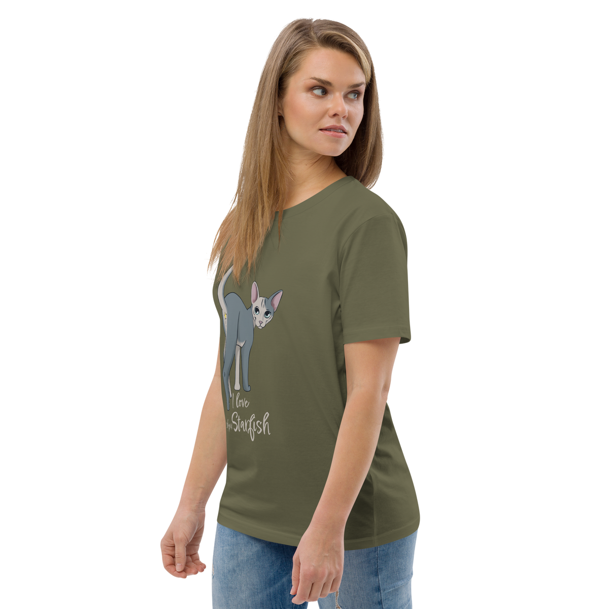 "I LOVE SPHYNX STARFISH" UNISEX ECO TEE by ReNewedPet