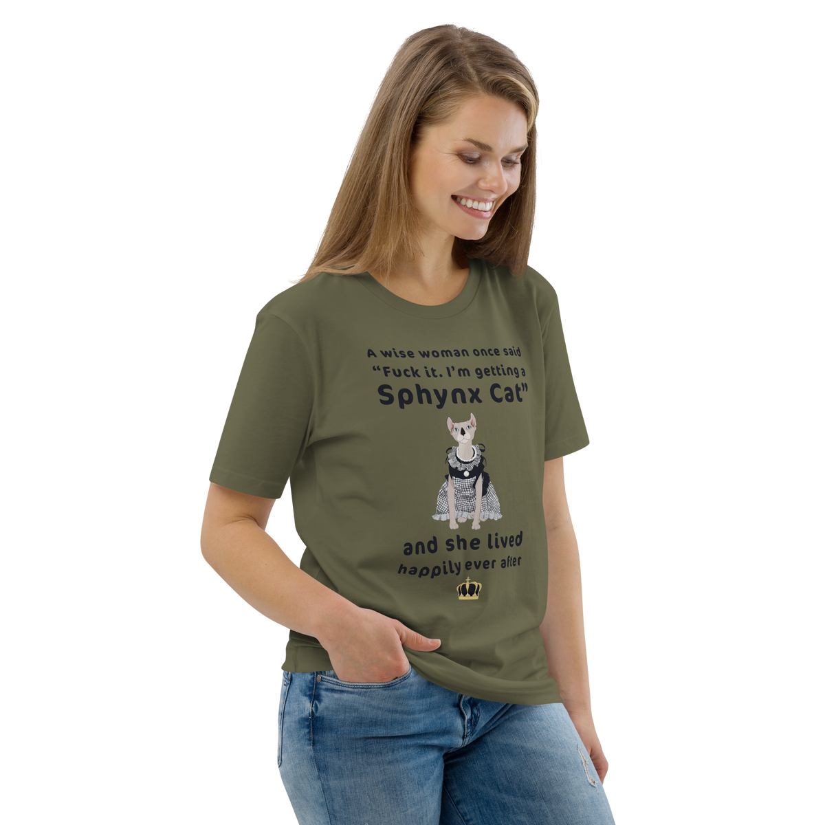 "FUCK IT - I'M GETTING A SPHYNX CAT" ECO TEE by ReNewedPet