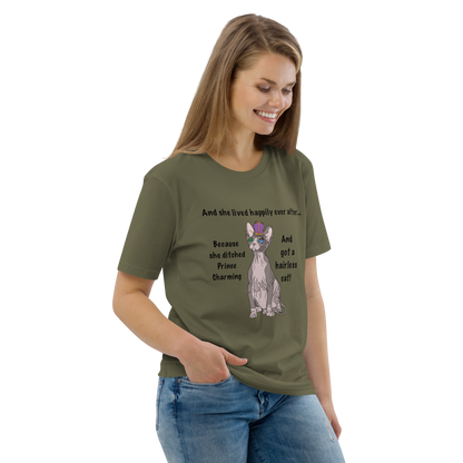 "DITCHED PRINCE CHARMING & GOT A SPHYNX CAT" ECO TEE by ReNewedPet