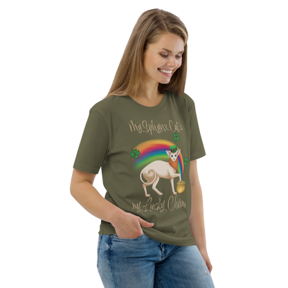 "MY SPHYNX CAT IS MY LUCKY CHARM" - UNISEX TEE by ReNewedPet