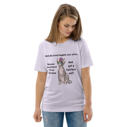 "DITCHED PRINCE CHARMING & GOT A SPHYNX CAT" ECO TEE by ReNewedPet