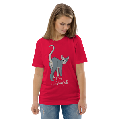 "I LOVE SPHYNX STARFISH" UNISEX ECO TEE by ReNewedPet