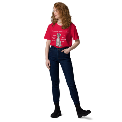 "DITCHED PRINCE CHARMING & GOT A SPHYNX CAT" ECO TEE by ReNewedPet
