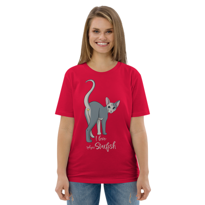 "I LOVE SPHYNX STARFISH" UNISEX ECO TEE by ReNewedPet