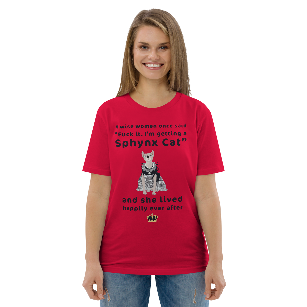 "FUCK IT - I'M GETTING A SPHYNX CAT" ECO TEE by ReNewedPet