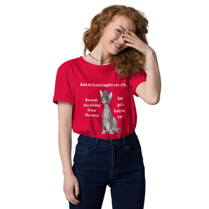 "DITCHED PRINCE CHARMING & GOT A SPHYNX CAT" ECO TEE by ReNewedPet