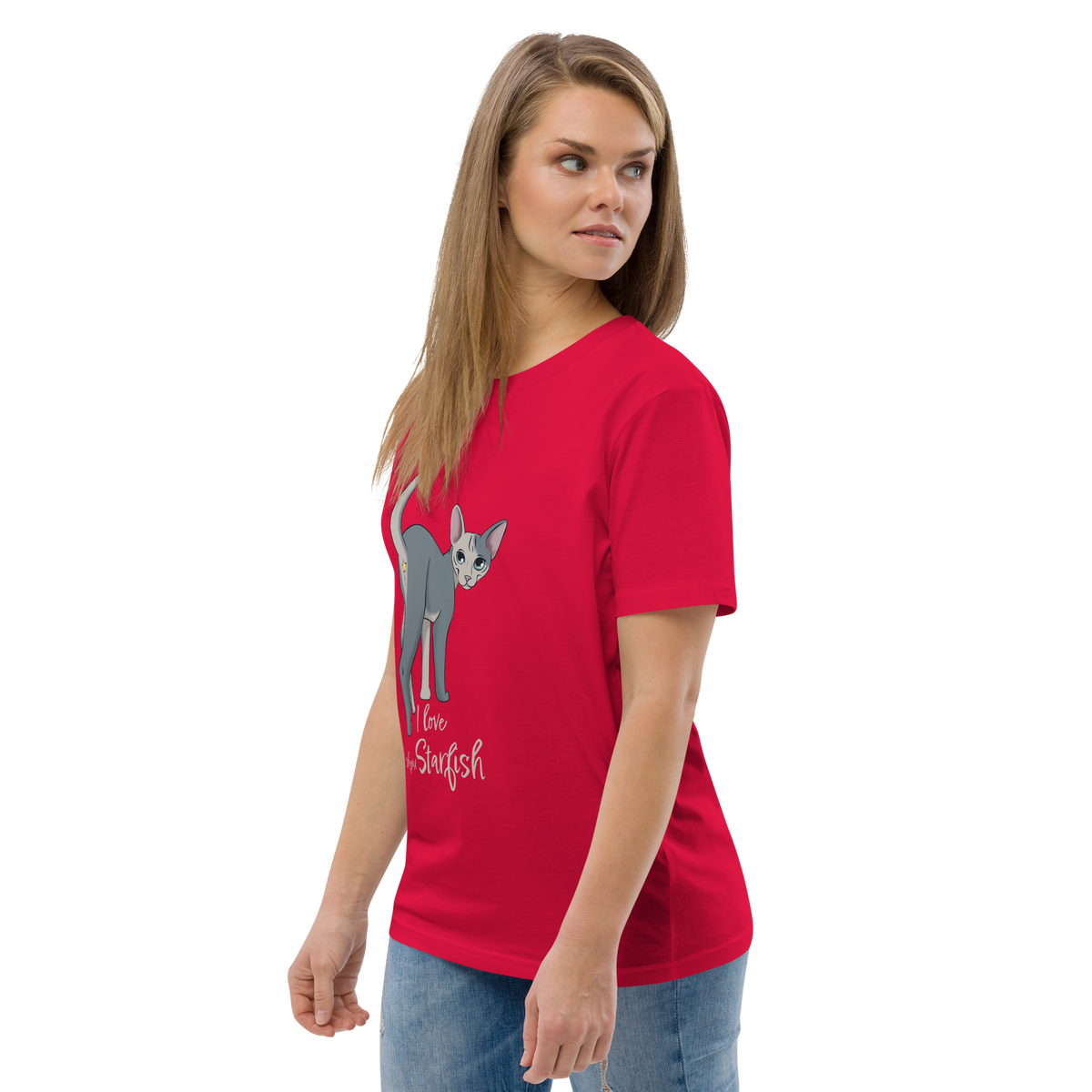 "I LOVE SPHYNX STARFISH" UNISEX ECO TEE by ReNewedPet