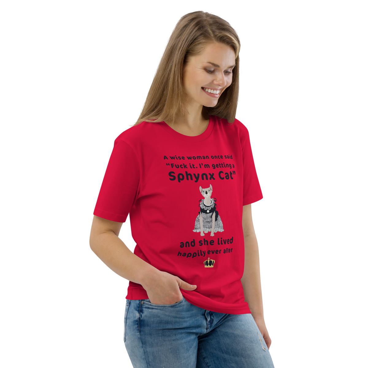 "FUCK IT - I'M GETTING A SPHYNX CAT" ECO TEE by ReNewedPet