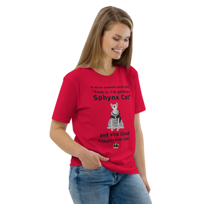 "FUCK IT - I'M GETTING A SPHYNX CAT" ECO TEE by ReNewedPet