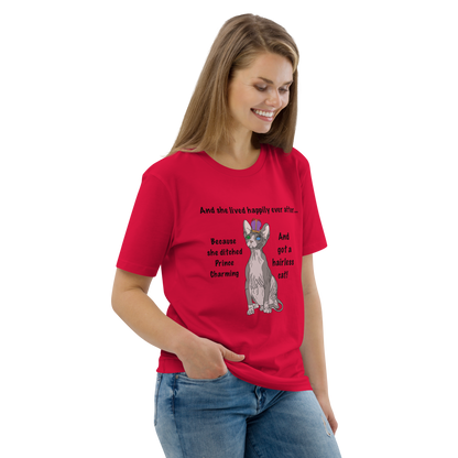 "DITCHED PRINCE CHARMING & GOT A SPHYNX CAT" ECO TEE by ReNewedPet