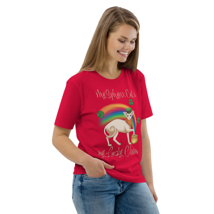 "MY SPHYNX CAT IS MY LUCKY CHARM" - UNISEX TEE by ReNewedPet